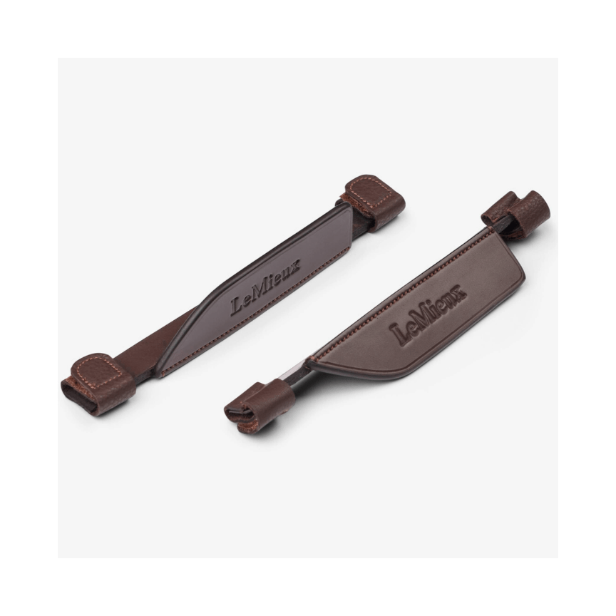 Lemieux Bridle Blinkers Leather Havanna