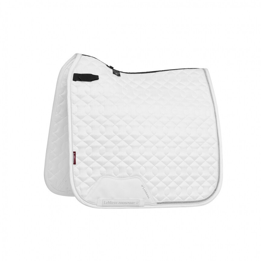 LeMieux Saddle Pad Dressage Chrystal White