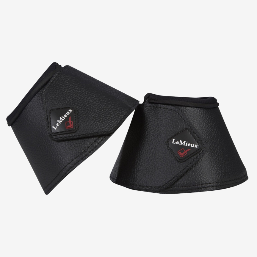LeMieux Hufglocken Leather WrapRound Schwarz