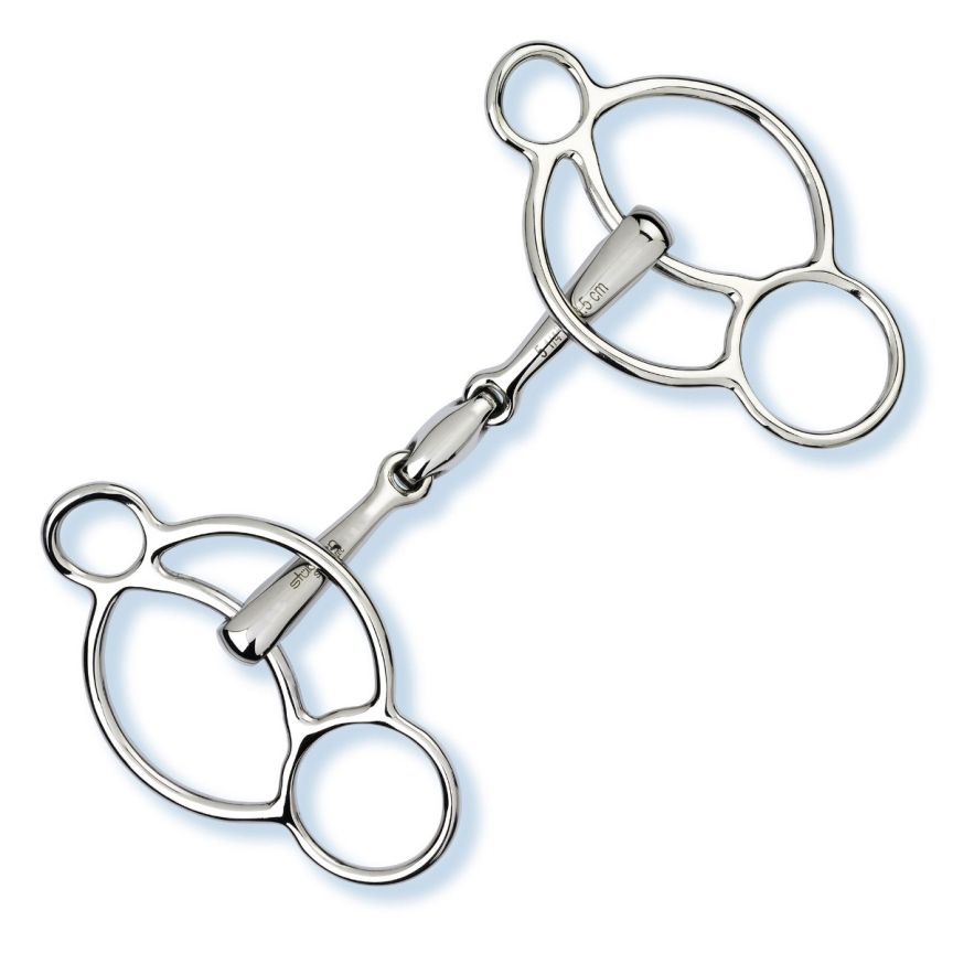 Stübben Easy-Control 3-Ring Gag Double Broken
