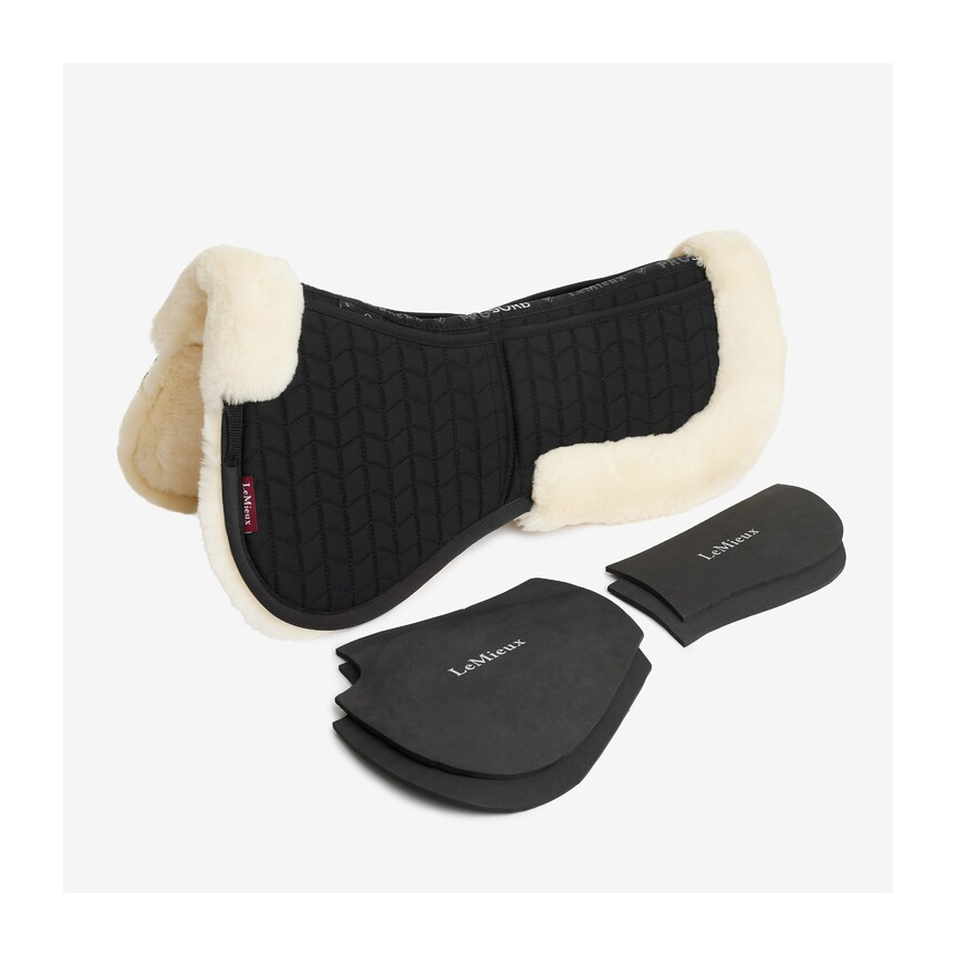 LeMieux Half Pad Merino+ ProSorb 2 Pocket Natural