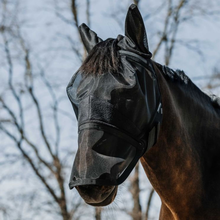 Equitheme Fly Mask UV Supercut 2 in 1