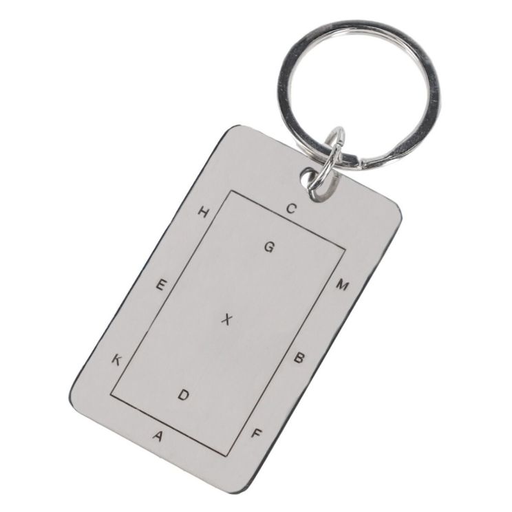 QHP Key Chain Dressage Arena