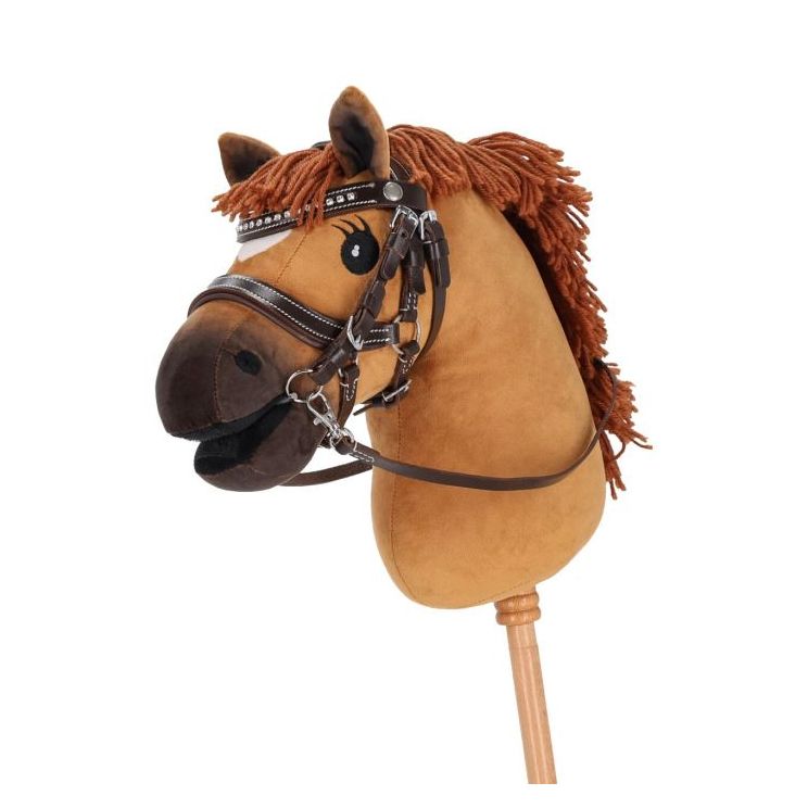 QHP Hoofdstel Dolly Hobby Horse Bruin