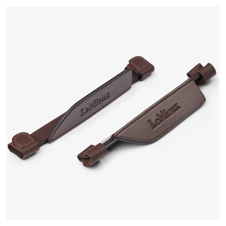 Lemieux Bridle Blinkers Leather Havanna