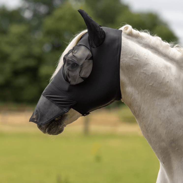 Busse Fly Mask Twin Fit Flexi Plus Black