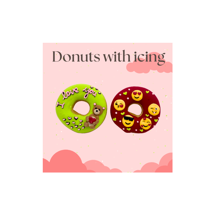 Candy Horse Valentine Donuts met Icing