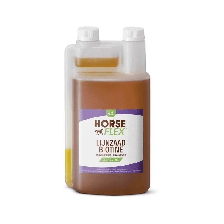 HorseFlex Lijnzaad Biotine Olie