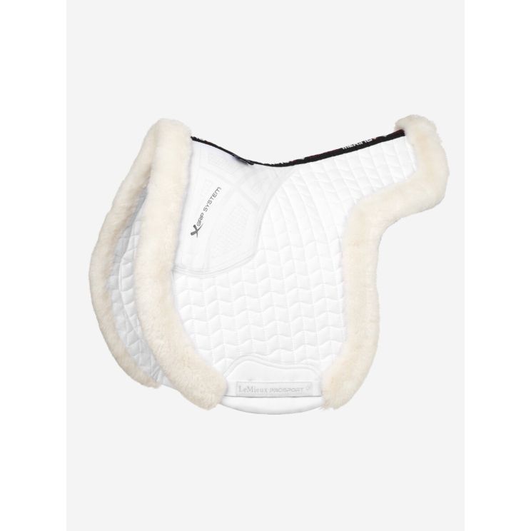 LeMieux Merino+ Hunter Saddle Pad  White
