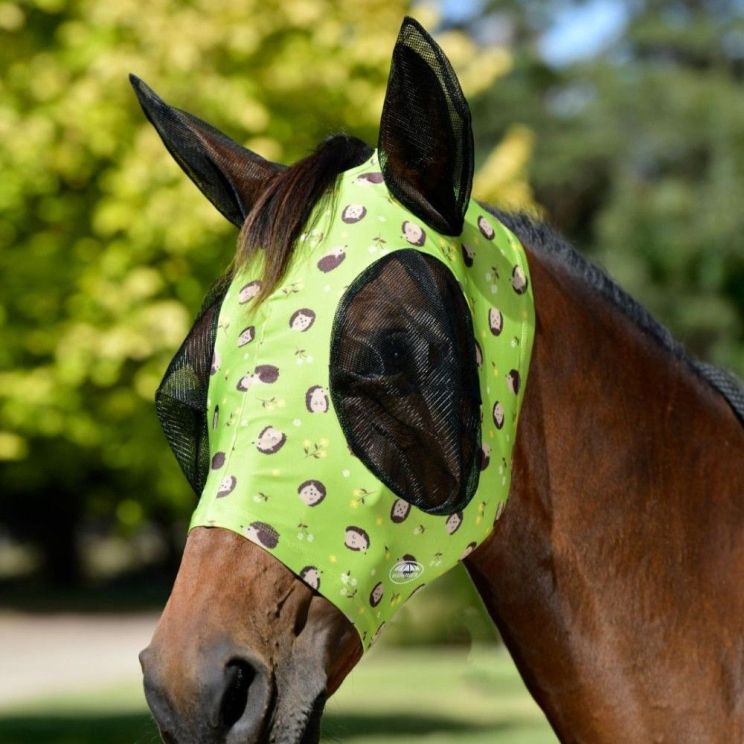 Weatherbeeta Flymask Deluxe Bug Eye Groen