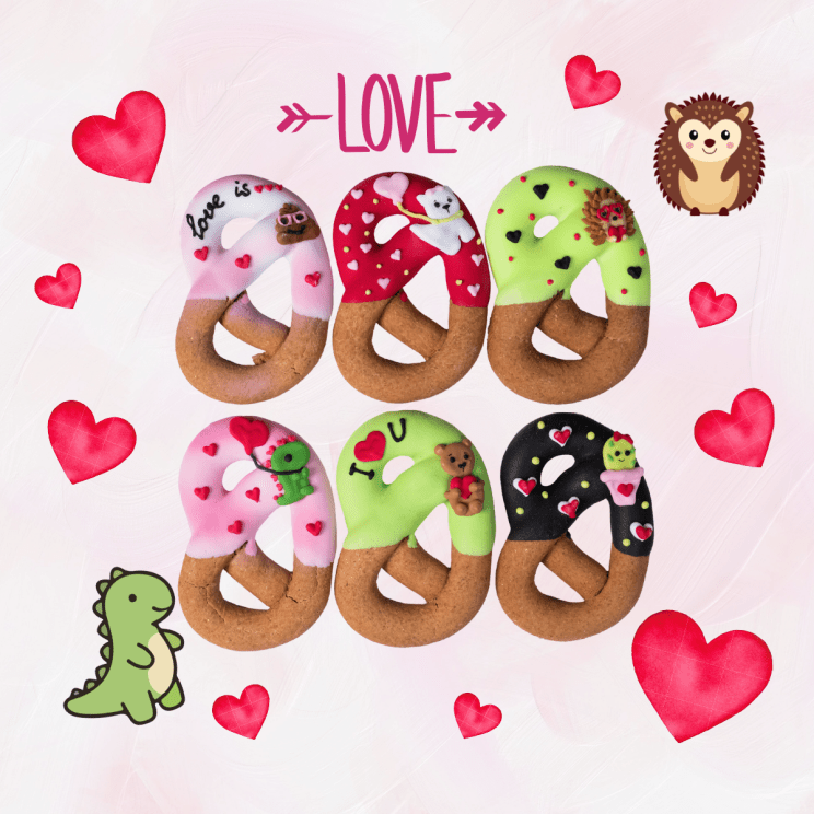 Candy Horse Valentine Pretzels met Icing