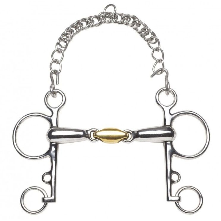 Feeling Pelham Bit Short Shanks Anatomic Cyprium