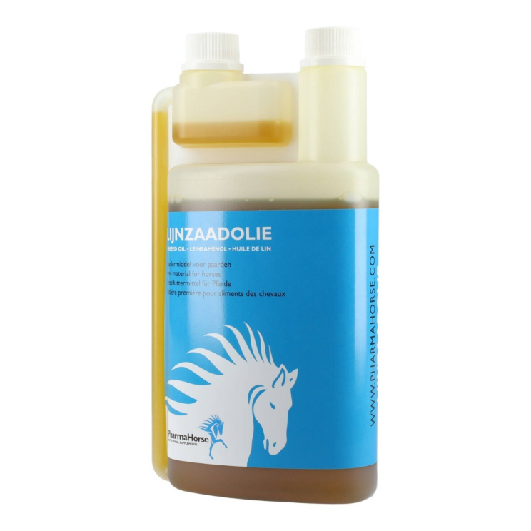 Pharmahorse lijnzaadolie 1 L