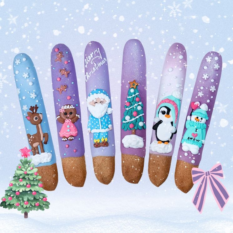 Candy Horse Christmas Stick with Icing
