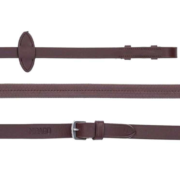 Nibago Pferdezügel Gummi