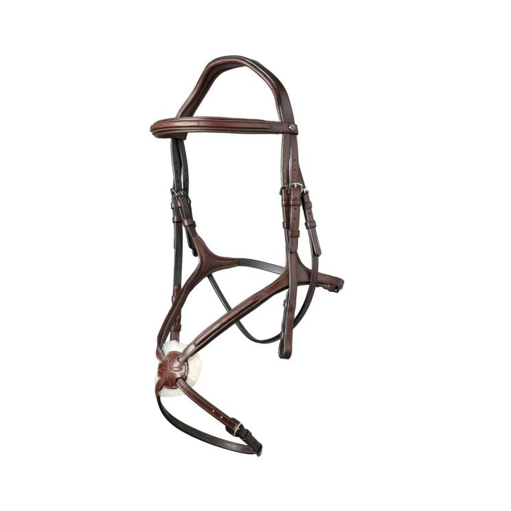 TRUST Bridle Oslo Brown-Silver