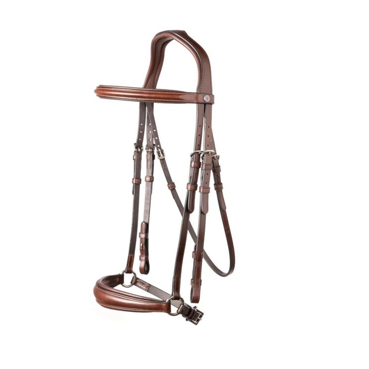 TRUST Bridle Rome Brown-Silver