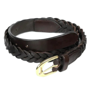 Shires Gevlochten Leren Riem Aubrion