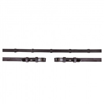 Br patent leather grip reins 