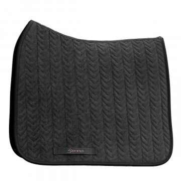 Tapis de selle Dressage Dominick Fishbone Noir