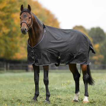 Equitheme Turnout rug 600D 150G Tyrex Black