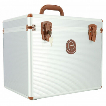 Je t'aime EQUITHÈME Grooming box silver front