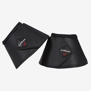 LeMieux Hufglocken Leather WrapRound Schwarz