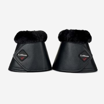 LeMieux Hufglocken mit Fleece WrapAround Schwarz