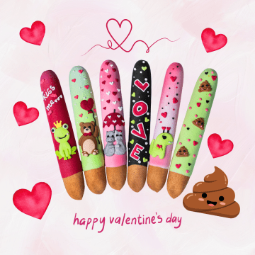 Candy Horse Valentine Sticks met Icing 