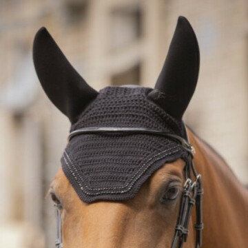 Penelope Fly Veil Soundless Strass Black