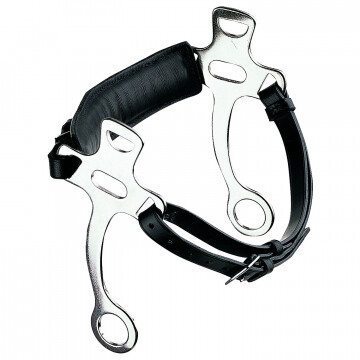 Sprenger hackamore mit leder kinnriemen