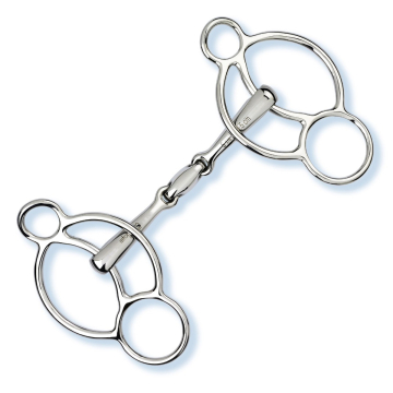 Stübben Easy-Control 3-Ring Gag Double Broken