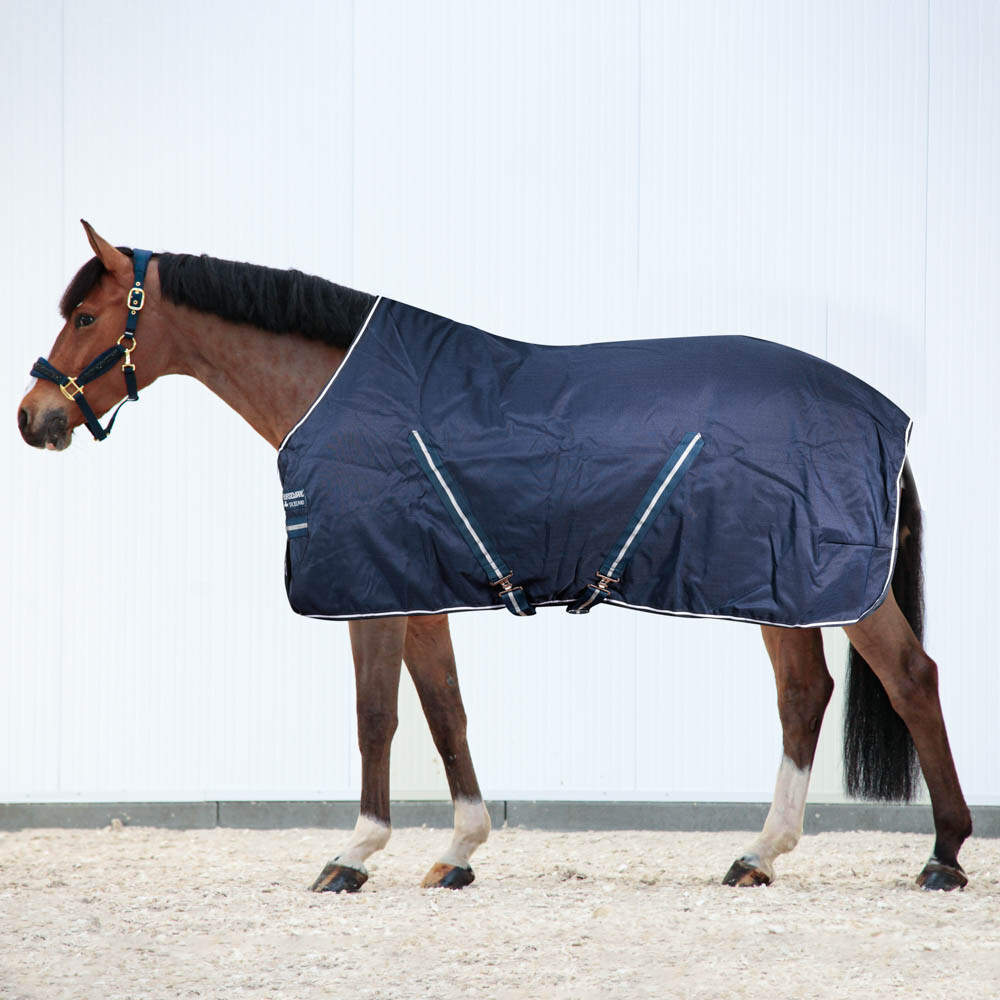 CATAGO Sommerdecke für Pferde navy 165 cm Pferde Sommer Decke 